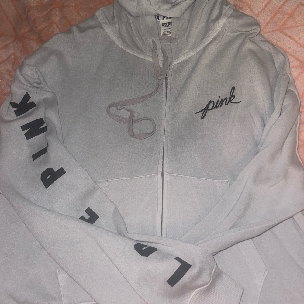 PINK VS Crop zip hoodie